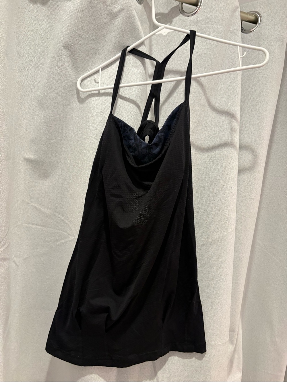 lululemon athletica Black Strappy Muscle Tee